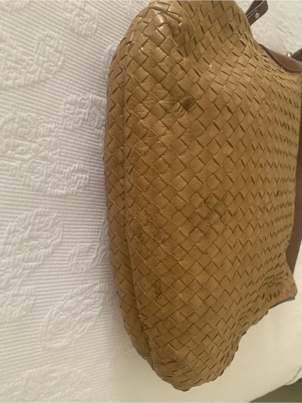 Tano Hobo Bag Woven Leather